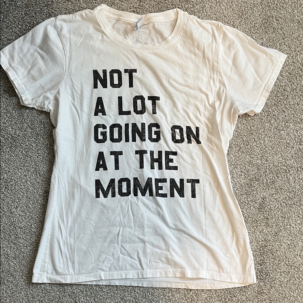 Taylor Swift White Graphic Tee
